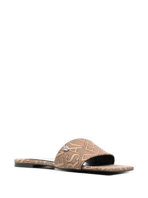 versace all over slides|Versace flip flops for women.